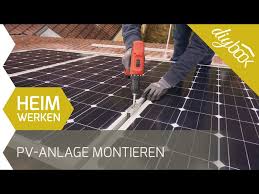 Pv Anlage Montieren Aufdachmontage Selber Machen Youtube
