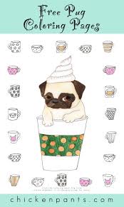 Search images from huge database containing over 620,000 coloring pages. Free Pug Coloring Sheets Available At Chickenpants Com Puppy Coloring Pages Pugs Pug Puppy