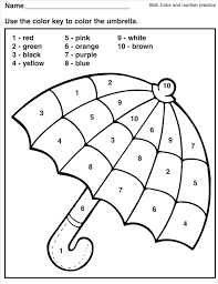 Kid will develop math skills. Free Printable Color By Number Coloring Best For Kids Worksheets Kindergarten Pdf Umbrella Solve The System Graphically Color By Number Worksheets For Kindergarten Pdf Coloring Pages Graph Paper 1cm Squares Constructing Polygons