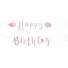 Here, you'll find something for every taste: Happy Birthday Floral Banner Hobby Lobby 1848142