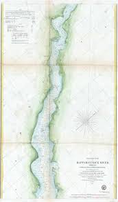 Preliminary Chart Of Rappahannock River Virginia From