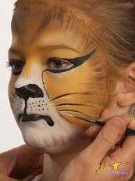 Tiger Poes Schmink Face Paint Face Paint Poes Schmink Tiger Schminken Lowe Schminken Kinder Schminken