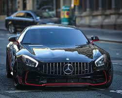 Black Mercedes Benz Amg Gt 63 With Red Tuning Accents Tranformers Movie Car Black Mercedes Benz Red Car Benz