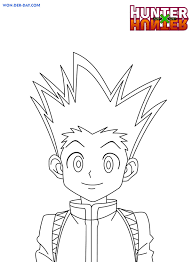Thanks a lot to shadowluffy and killua rival for request. Ausmalbilder Hunter X Hunter Malvorlagen Zum Ausdrucken