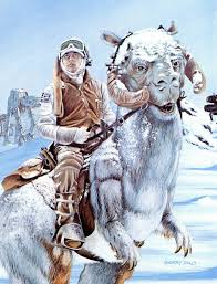 Luke Skywalker And Tauntaun Star Wars Pictures Star Wars Art Star Wars Geek