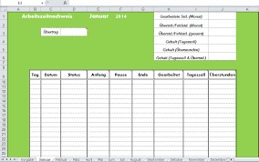 Bevor sie einander mit den vorteilen von beratungsvorlagen einweisen, sollten sie einander mit der. Arbeitszeitnachweis Vorlage Mit Excel Erstellen Office Lernen Com Seite 2 Von 4