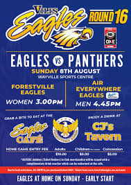 Vereine, die in diesem stadion spielen. Nbl1 Round 16 V South Forestville Eagles