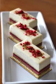 The Astrid The Layers Are As Follows White Chocolate Brownie Pistachio Sand Pop Rock Crunch Raspberry Cream Raspber Fancy Desserts Gourmet Desserts Desserts