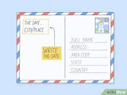 How do you address a postcard? How To Write A Postcard With Pictures Wikihow