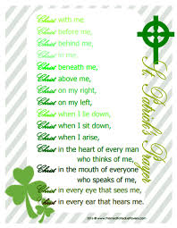 St Patrick S Breastplate Printables Of St Patrick S Prayer