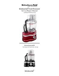 kfp1644 food processor service manual
