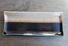 Crafted from bamboo, this tray enhances the style and elegance of your home. Ceramic Cheese Board Small Pottery Tray Rectangular By Toscanna Clay Pottery Pottery Ceramics