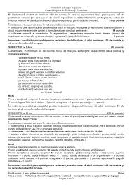 Check spelling or type a new query. Bacalaureat 2020 Ce Subiecte Au Picat La Limba Èi Literatura RomanÄ