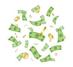 Money Rain Hand Art Drawing Money Design Photography Studio Background