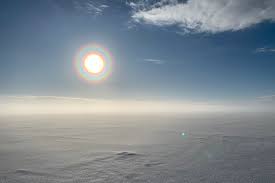 People spent the day with their heads looking up at the sky, trying to. Local Resident Captures Beautiful Sun Halo Over Frozen Lake Nipissing North Bay News