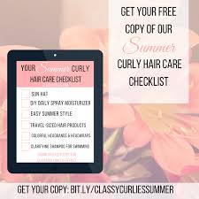 Only if you happen to fall in any of the below categories, you can consider washing your hair with shampoo very often: Your Summer Curly Hair Care Checklist Classycurlies Diy Clean Beauty And Healthy Living