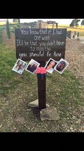 In Memory Sign For Outdoor Wedding Painted Lyrics From The Song You Should Be Here Added Hooks To Hang Pi Hochzeitsplanung Gartenhochzeit Hochzeit Rustikal