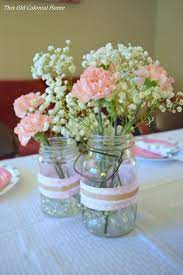 Baby Shower Mason Jar Centerpieces Mason Jar Baby Shower Baby Shower Centerpieces Mason Jar Centerpieces