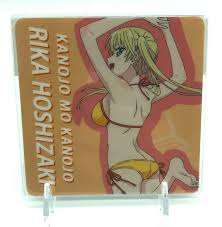 Kanojo mo Kanojo - Girlfriend Girlfriend - Hoshizaki Rika Rubber Mat  Coaster New | eBay