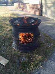 Dia round steel wood burning fire pit rim liner this is the perfect feature to create a fire this is the perfect feature to create a fire pit. This Is Cool Diy Fire Pit Ideas Fogatas Al Aire Libre Paisajes