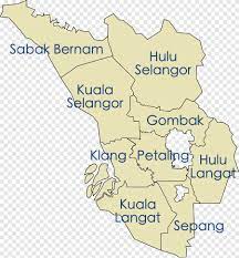 Petaling is the most central and urban, with gombak, klang and sepang easily within reach. Png Clipart Kuala Selangor Sepang District Hulu Langat District Hulu Selangor District Petaling District Administrative Maps Road Map Light Green Kl Now å°±åœ¨å‰éš†å¡