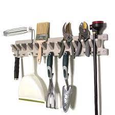 Then poke holes in the plastic foam with an awl to hold shafted bits, and slice crevices with a utility knife to hold cutoff discs. Suncast 24 Wall Mount Small Tool Holder At Menards