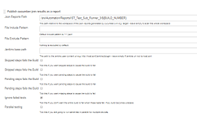 Unable To Pass Jenkins Parmeter To Json Reports Path Issue 256 Jenkinsci Cucumber Reports Plugin Github