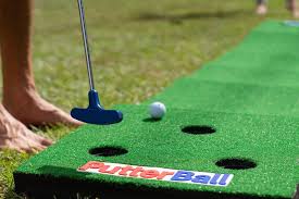 Introducing the amazing game of putterball! This Amazon Choice Game Combines Mini Golf And Beer Pong