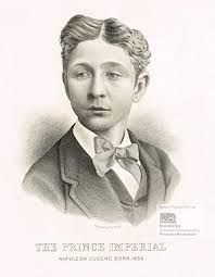 EUGENE BONAPARTE 1856 1879 , EINZIGER SOHN VON NAPOLEON III , KAISERLICHER  PRINZ VON FRANKREICH