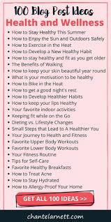 100 Popular Health Blog Ideas To Drive Traffic To Your Blog Health Blog Ideas Wellness Blog Health Blog