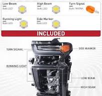 Amazon.com: Duolctrams OEM Style LED Type Headlight Assembly ...