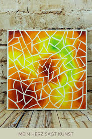 Acrylbild Mit Mosaik Optik Idee Zum Malen Mein Herz Sagt Kunst Acrylbilder Acrylmalerei Abstrakt Abstrakt