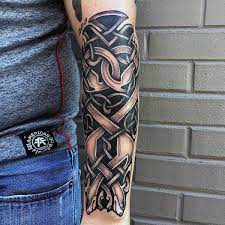 Ignore that it looks a little fresh and raw, this is a great use of traditional knotted. Top 100 Mind Blowing Celtic Knot Tattoos 2020 Inspiration Guide Tatouage De Noeud Celtique Tatouages Des Bras Entiers Tatouage Noeud
