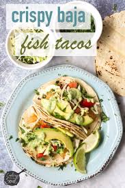 I added chopped avocado to the tacos. Baja Fish Tacos With Avocado Crema Cooking For My Soul