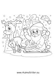 Ausmalbild Weihnachtsmann Mit Rentier Schlitten Zum Kostenlosen Ausdrucken Und Ausmalen Mit Bildern Ausmalbilder Weihnachtsmann Weihnachtsmann Schlitten Weihnachtsmann