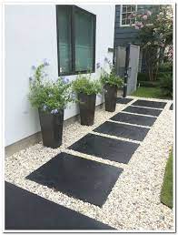 This is an especially useful idea for neglected side yards which are left bare. Front Yard Backyard Low Maintenance Small Garden Design