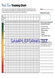 peak flow tracking chart pdf free 1 pages