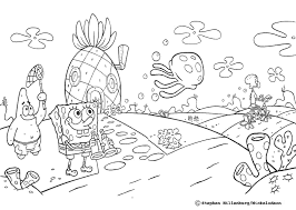 Dibujos Para Colorear Bob Esponja