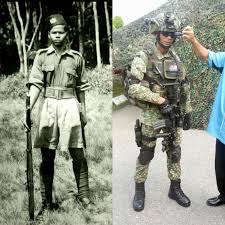 Somalia ngan bosnia dah buktikan masa courage underfire. 80 Year S Apart A Soldier Of The Royal Malay Regiment From World War 2 And A Soldier Of The Modern Royal Malay Regiment Malaysia