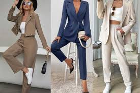 مدل کت شلوار زنانه | مدل‌های جذاب و شیک کت و شلوار اسپرت و مجلسی - ستاره