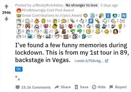 Check spelling or type a new query. Singer Rick Astley Gets Rickrolled On Reddit In Ultimate Meme Prank People Com