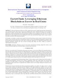 Top 100 richest bitcoin addresses. Pdf Escrowchain Leveraging Ethereum Blockchain As Escrow In Real Estate