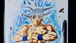 Goku ultra instinct drawing easy. Speed Drawing Goku Ultra Instinct Maitrise Mastered Ultra Instinct