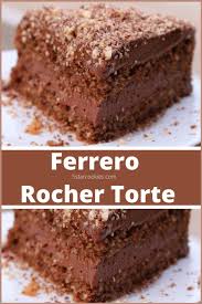 Ferrero Rocher Torte I Believe In Angels 5 Star Cookies Recipe Torte Baking Cake Ingredients