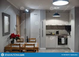 kitchen interior in a small apartment