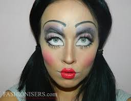 creepy doll makeup tutorial for
