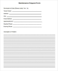 Maintenance request form template (better than pdf and excel). Free 10 Sample Maintenance Request Forms In Pdf Ms Word Excel