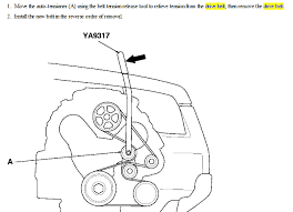 The honda dealer says $750 to replace it and the water pump and new fluids. How To Change Serpentine Belt On 07 Honda Pilot