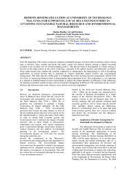 Applicant meeting terms and conditions. Pdf Remote Sensing Education At University Of Technology Malaysia For Supporting Local Related Industries In Attaining Sustainable Natural Resource And Environmental Managements Mazlan Hashim Academia Edu