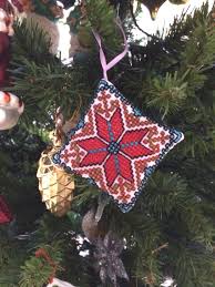 Christmas Tree Ukrainian Embroidery Pillow Ornaments Embroidered By Valentina Mischenko Felt Ornaments Embroidery And Stitching Christmas Crafts
